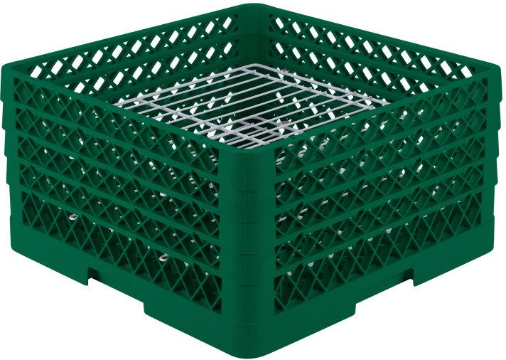 Vollrath - 32-Compartment Traex® Plate Crate® Warewashing System in Green for 7.625 to 8.0" Plates - PM3208-4-19