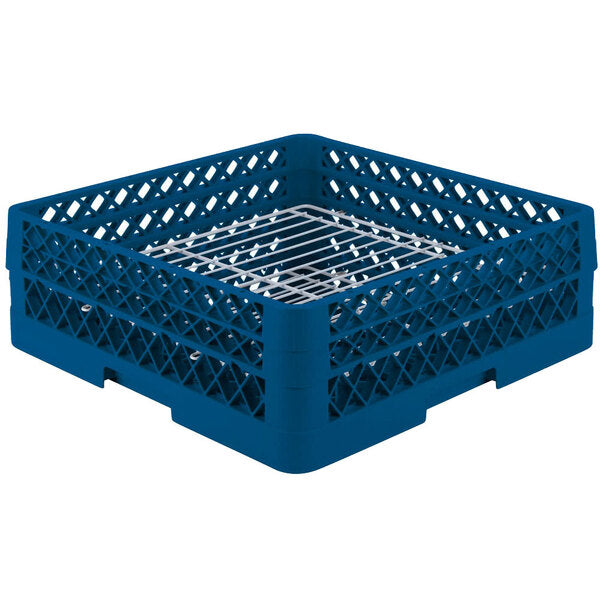 Vollrath - 32-Compartment Traex® Plate Crate® Warewashing System in Royal Blue for 4.75 to 6.25" Plates - PM3208-2-44