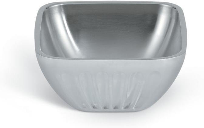 Vollrath - ¾-Quart Square Fluted Serving Bowl - 47680
