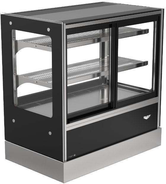Vollrath - 36" Wide Cubed-Glass Refrigerated Deli Display Case, Model Rdc9436 - RDCCB-36SS