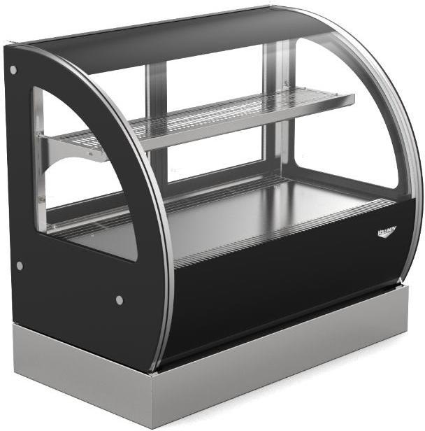 Vollrath - 36" Wide Curved-Front Heated Deli Display Case - HDCCV-36