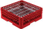 Vollrath - 38-Compartment Traex® Plate Crate® Warewashing System in Red - PM3807-2-02