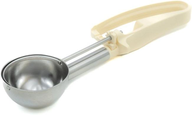 Vollrath - 3.2 Oz Extended-Length Disher with Ivory Handle - 47372