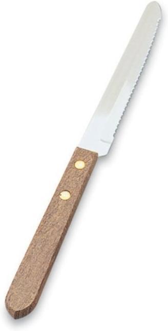 Vollrath - 4 ⅛" Wood-Handled Steak Knife - 48147