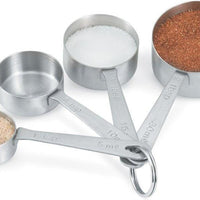 Vollrath - 4-Piece Stainless Steel Straight-Side Measuring Spoon Set - 46589