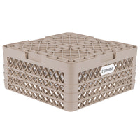 Vollrath - 44-Compartment Traex® Plate Crate® Warewashing System in Beige - PM4407-3