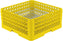 Vollrath - 44-Compartment Traex® Plate Crate® Warewashing System in Yellow - PM4407-3-08