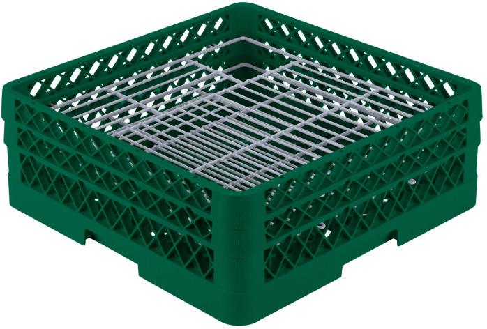 Vollrath - 48-Compartment Traex® Plate Crate® Warewashing System in Green - PM4806-2-19