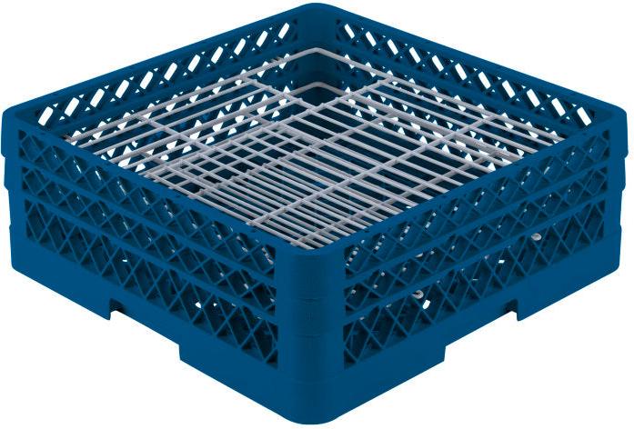 Vollrath - 48-Compartment Traex® Plate Crate® Warewashing System in Royal Blue - PM4806-2-44