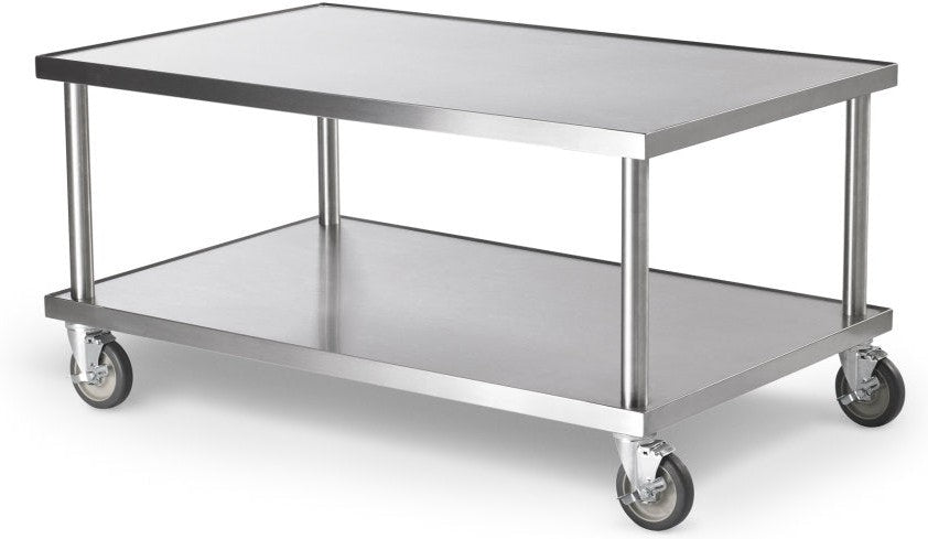 Vollrath - 48" Heavy-Duty Mobile Equipment Stand with Undershelf and Casters - 4087948
