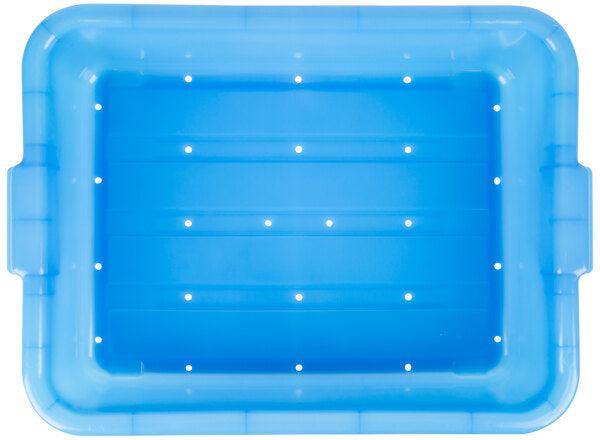 Vollrath - 5" Deep Traex® Perforated Drain Box in Blue - 1511-C04
