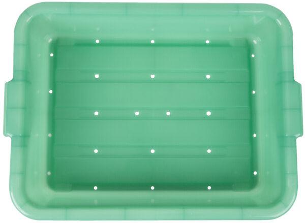 Vollrath - 5" Deep Traex® Perforated Drain Box in Green - 1511-C19