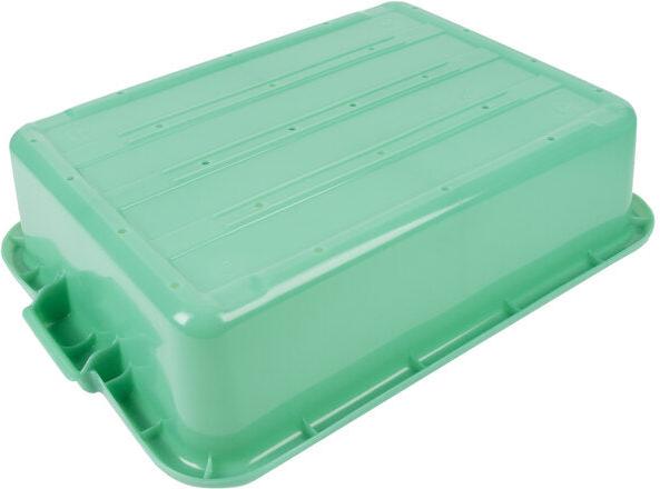 Vollrath - 5" Deep Traex® Perforated Drain Box in Green - 1511-C19