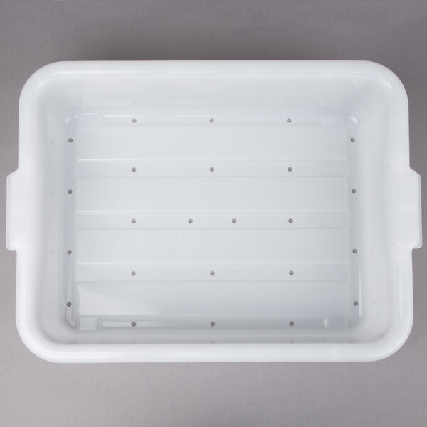 Vollrath - 5" Deep Traex® Perforated Drain Box in White - 1511-C05