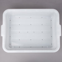 Vollrath - 5" Deep Traex® Perforated Drain Box in White - 1511-C05