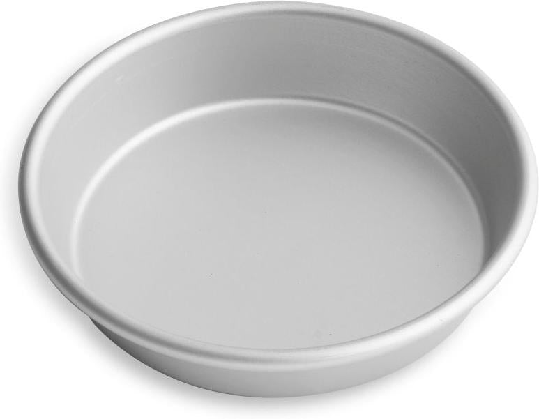 Vollrath - 6 ½" Solid Tapered Press-Cut Aluminum Pizza Pan with Clear Coat Anodized Finish - 6706CC