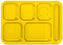 Vollrath - 6-Compartment Right-Handed Tray in Bright Yellow - 2015-138