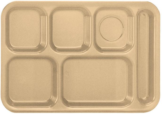 Vollrath - 6-Compartment Right-Handed Tray in Tan - 2015-09