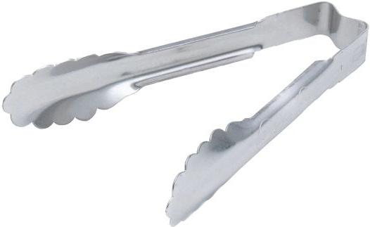 Vollrath - 6" Heavy-Duty Scalloped Tongs - 4780610