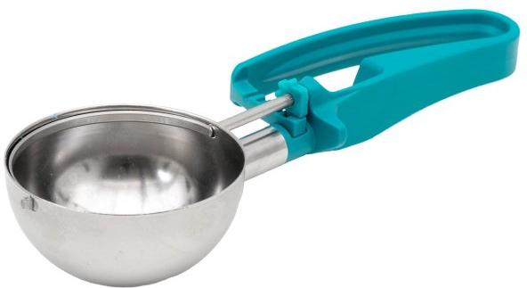 Vollrath - 6 Oz Disher with Teal Handle - 47389