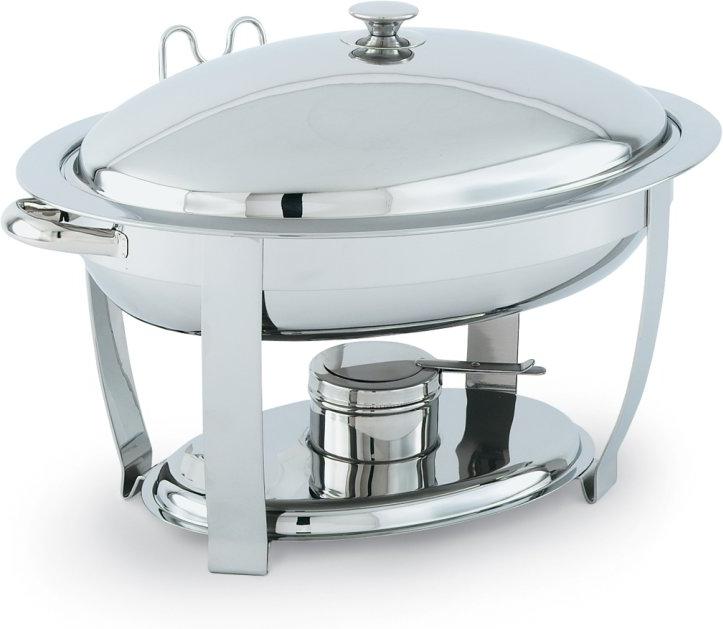 Vollrath - 6-Quart Replacement Oval Stainless Steel Food Pan - 46504