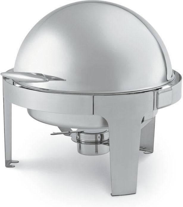 Vollrath - 6-Quart Round Stainless Steel Rolltop Chafer - T3505