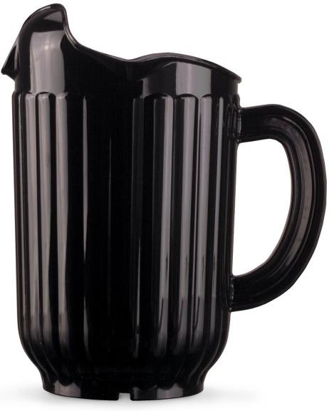 Vollrath - 60-Ounce Traex® Tuffex Beverage Pitcher in Black - 6010-06