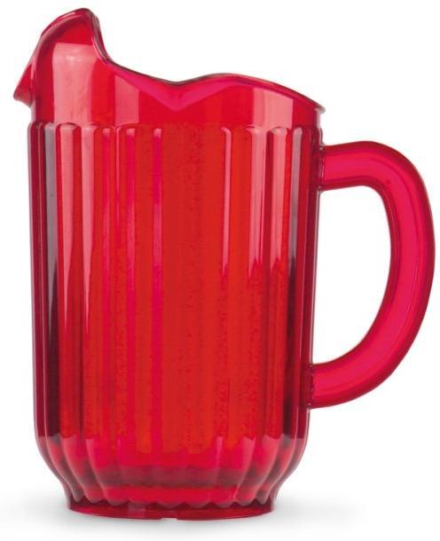 Vollrath - 60-Ounce Traex® Tuffex Beverage Pitcher in Ruby Red - 6010-22