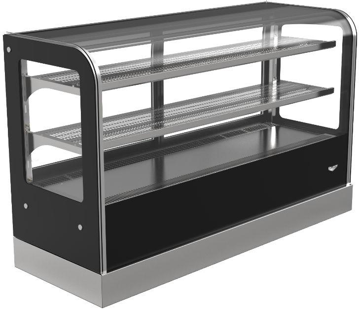 Vollrath - 60" Wide Cubed-Front Heated Deli Display Case - HDCCB-60