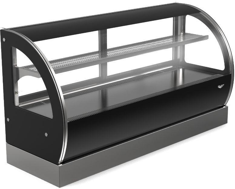 Vollrath - 60" Wide Curved-Front Heated Deli Display Case - HDCCV-60
