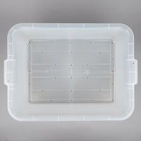Vollrath - 7" Deep Traex® Clear Perforated Drain Box - 1517-C13