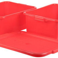 Vollrath - 7" Deep Traex® Drain Box Set in Red - 1507-C02