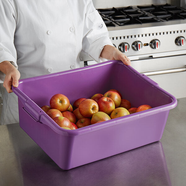 Vollrath - 7" Deep Traex® Food Storage Box in Purple - 1527-C80