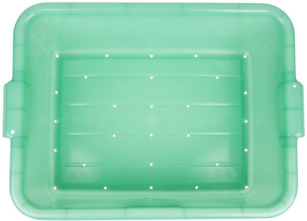Vollrath - 7" Deep Traex® ™ Perforated Drain Box in Green - 1517-C19