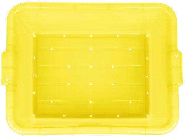 Vollrath - 7" Deep Traex® Perforated Drain Box in Yellow - 1517-C08