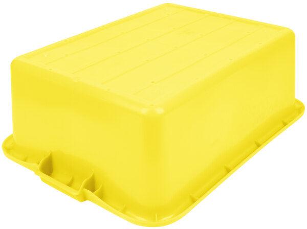 Vollrath - 7" Deep Traex® Perforated Drain Box in Yellow - 1517-C08