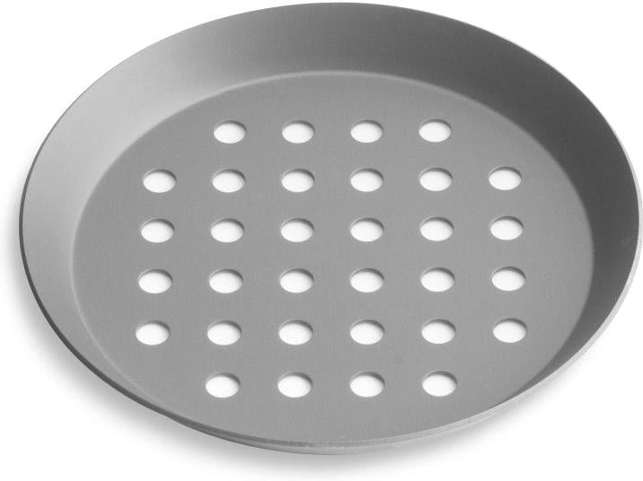 Vollrath - 8" Perforated Press-Cut Pizza Pan with Hard Coat Anodized Finish - PC08PHC