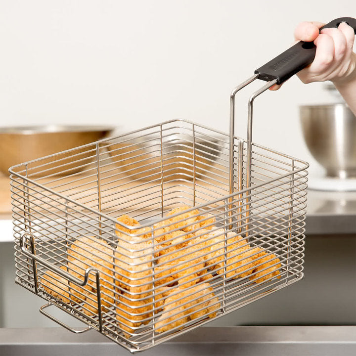 Vollrath - 8" Wide Stainless Steel Fryer Basket - 40712