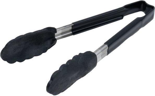 Vollrath - 9 ½" High-Temperature One-Piece Tongs with Black Handle - 4780922