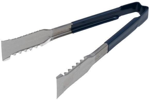 Vollrath - 9 ½" One-Piece Tongs with and Blue Handle - 4790930