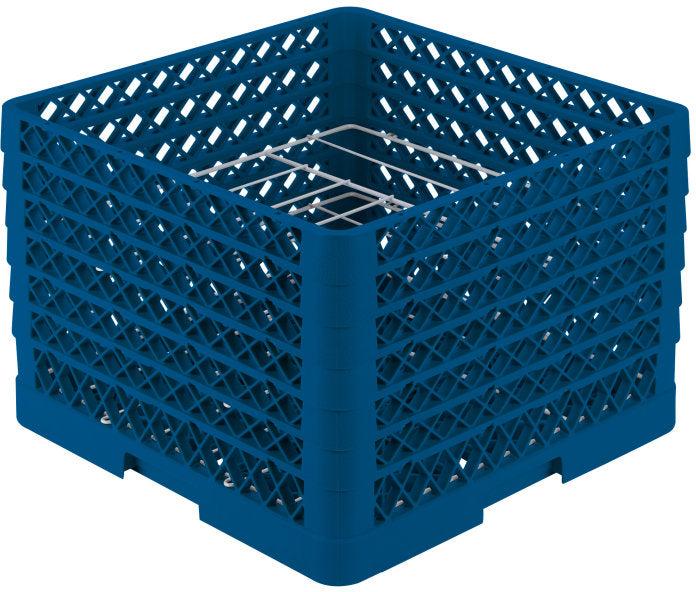 Vollrath - 9-Compartment Traex® Plate Crate® Warewashing System in Royal Blue - PM0912-6-44