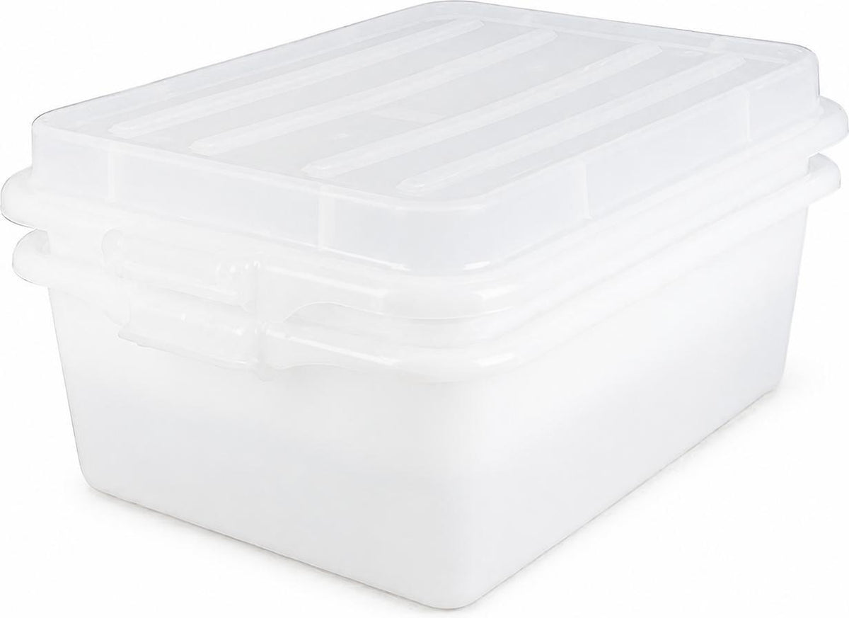 Vollrath - 9" Deep Traex® Drain Box Set in White - 1535BRS6-C05