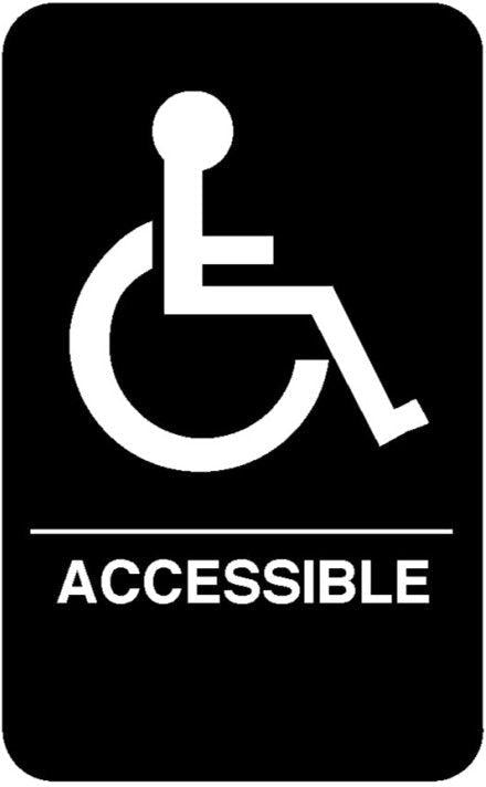 Vollrath - Accessible Braille Symbol Sign - 5632