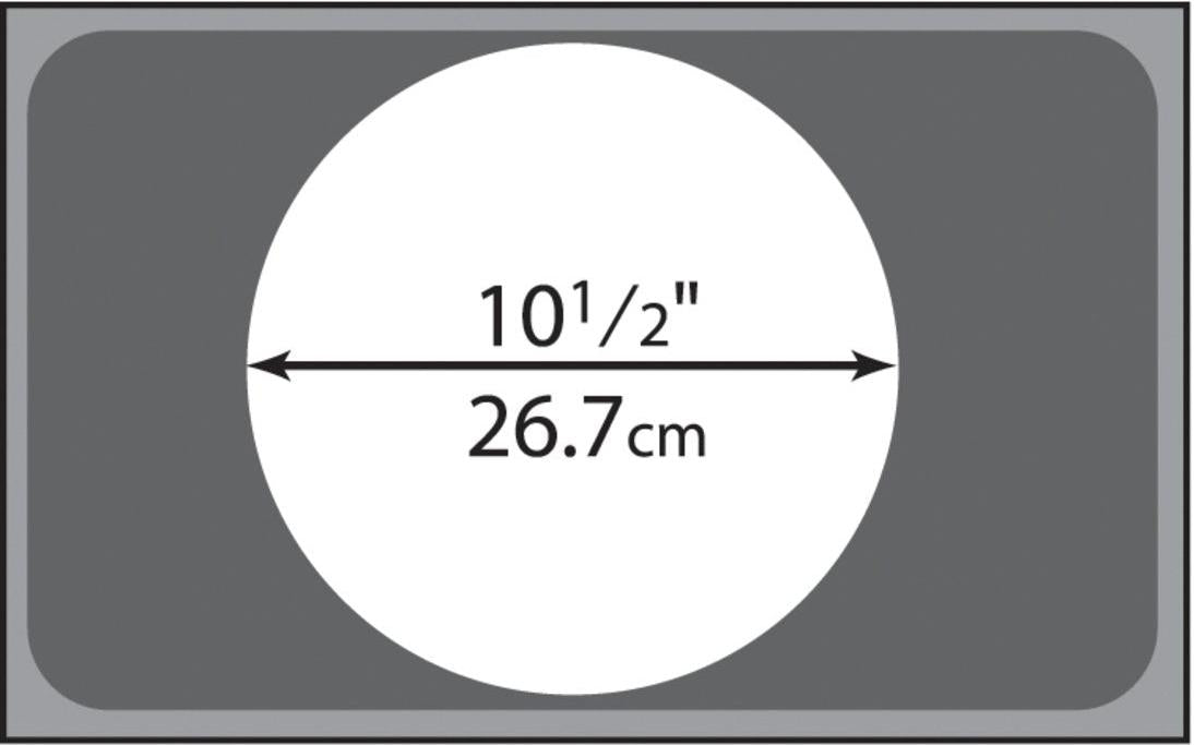 Vollrath - Adaptor Plate with One 10 ½" Round Cutout - 19189