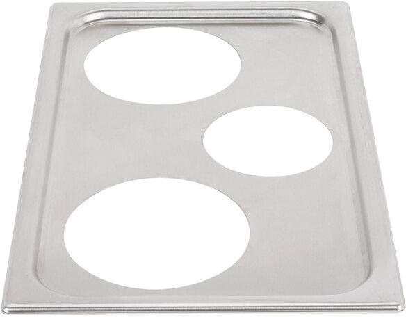 Vollrath - Adaptor Plate with One 4 ⅞" Cutout and Two 6 ⅜" Cutouts - 19193