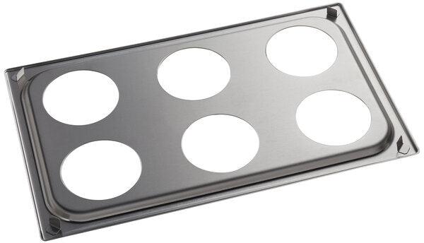 Vollrath - Adaptor Plate with Six 4 ¼" Round Cutouts - 19195