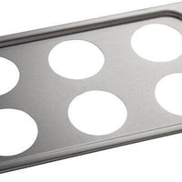 Vollrath - Adaptor Plate with Six 4 ¼" Round Cutouts - 19195