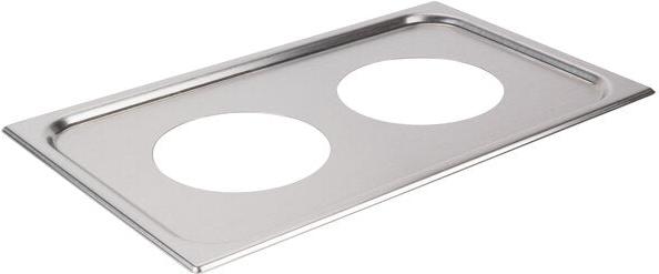 Vollrath - Adaptor Plate with Two 6 ⅜" Round Cutouts - 19190