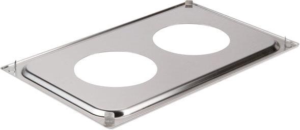 Vollrath - Adaptor Plate with Two 6 ⅜" Round Cutouts - 19190