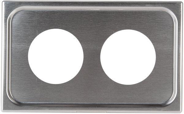 Vollrath - Adaptor Plate with Two 6 ⅜" Round Cutouts - 19190